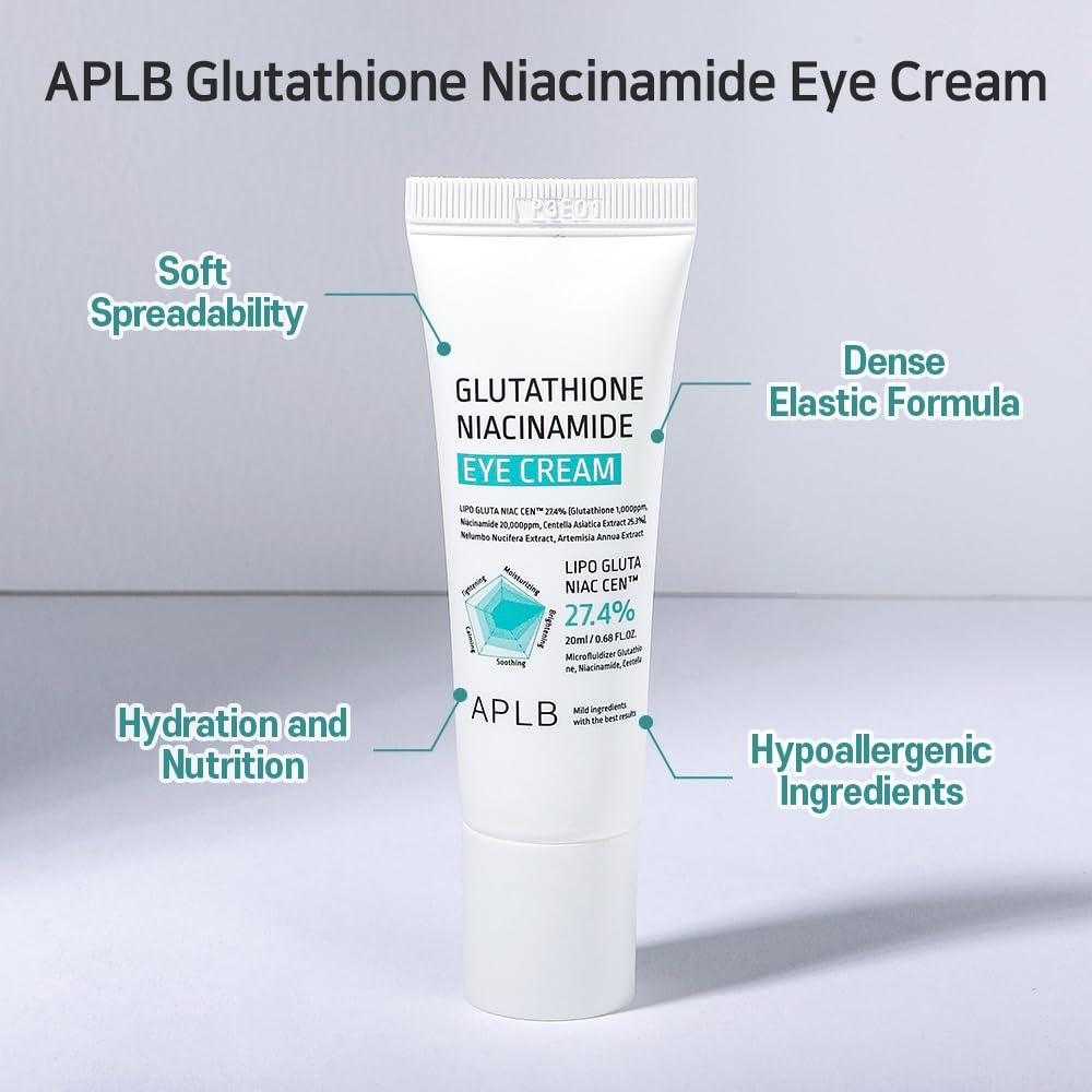 APLB Glutathione Niacinamide Eye Cream – 20ml APLB