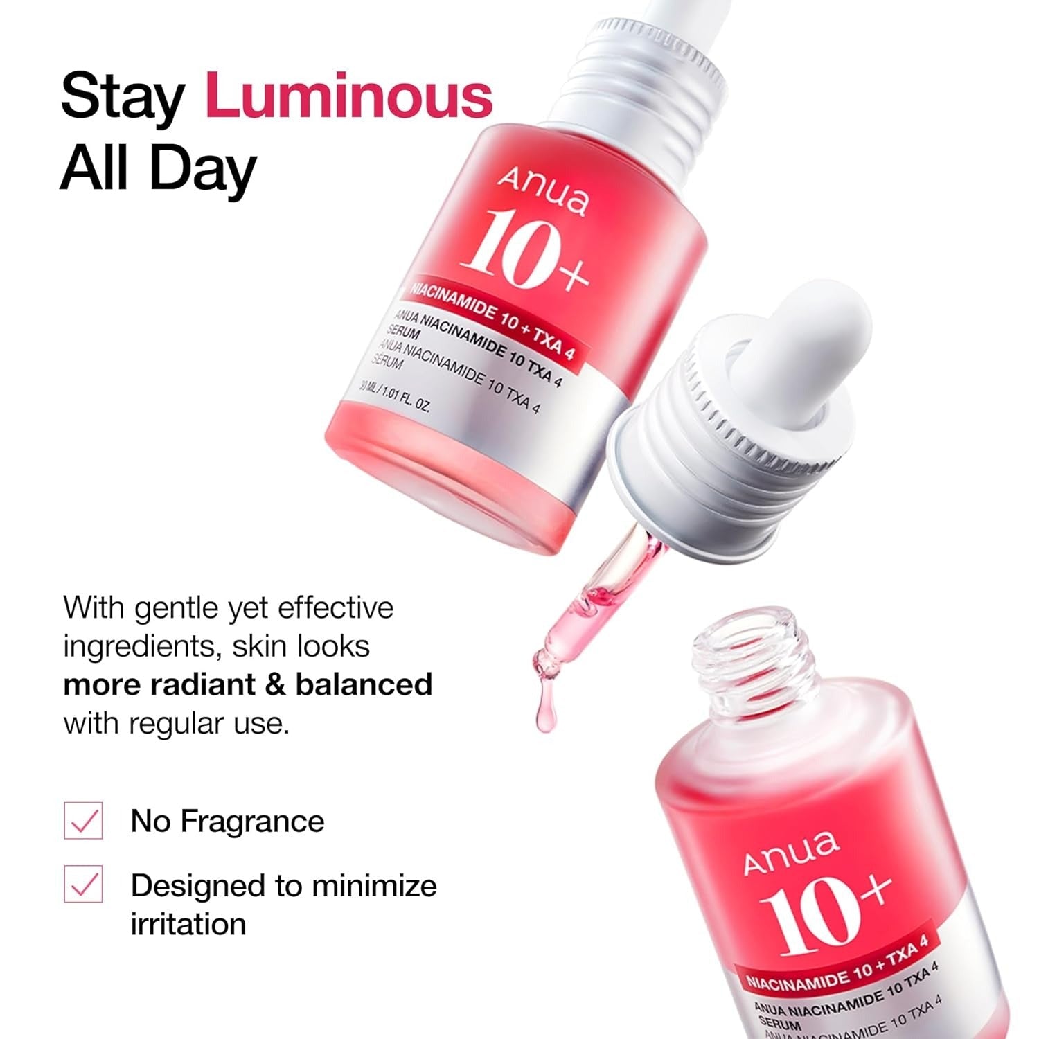 Anua Niacinamide 10% + TXA 4% Dark Spot Correcting Serum - 30ml (New Packing) Anua