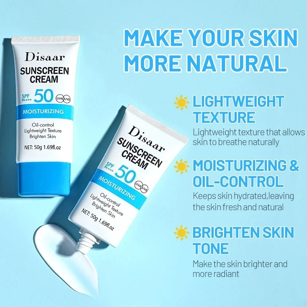 Disaar Moisturizing Sunscreen Cream - 50g Disaar