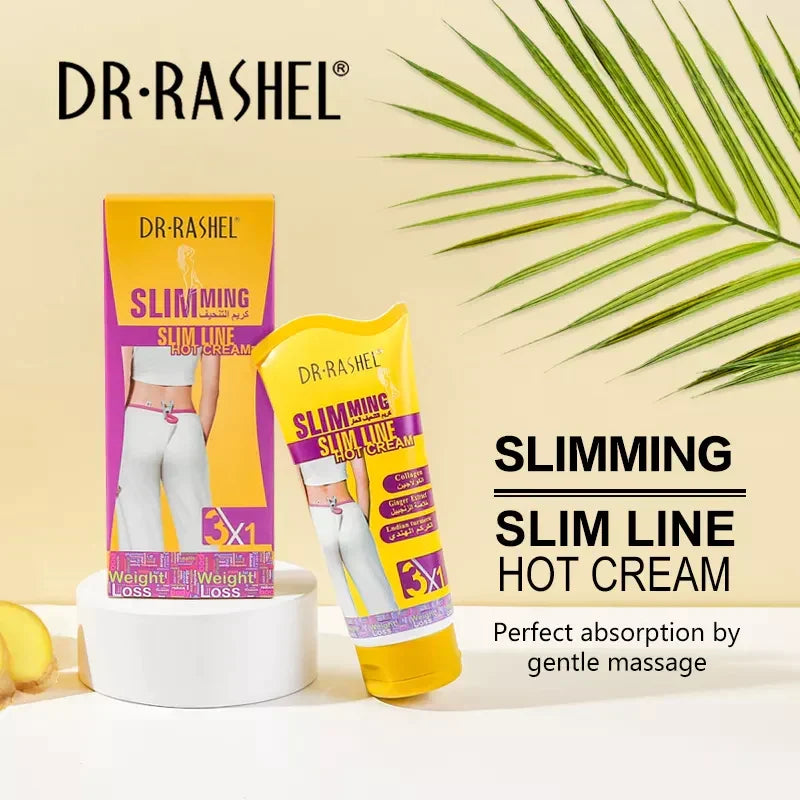 Dr.Rashel Slimming Slim Line Hot Cream _ Ginger Extract, Collagen & Indian Turmeric - 150g DR.RASHEL