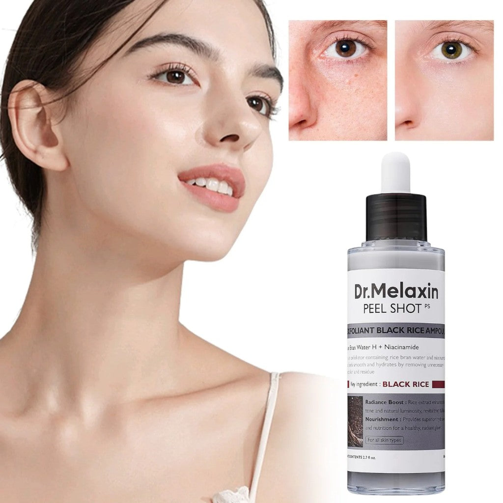 Dr.Melaxin Peel Shot Exfoliating Black Rice Ampoule - 80ml Dr. Melaxin