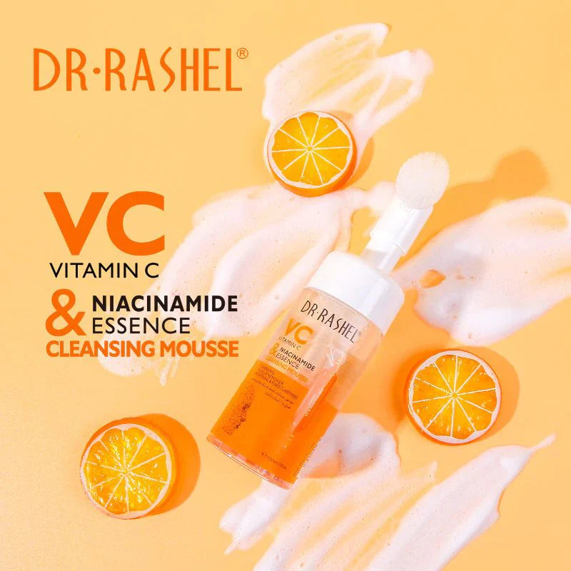Dr.Rashel Vitamin C Niacinamide & Essence Cleansing Mousse - 125ml DR.RASHEL