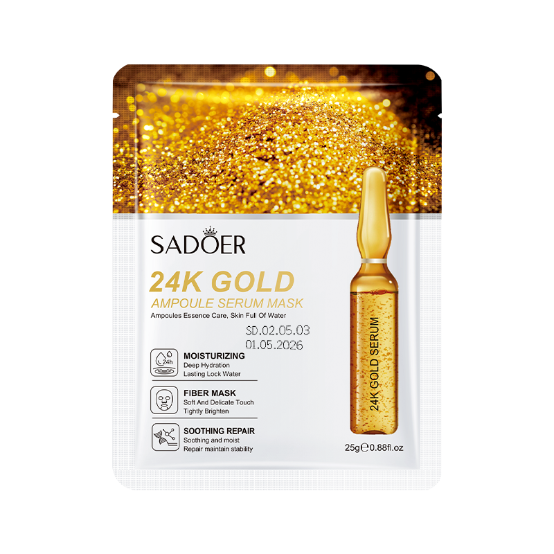 Sadoer Ampoule Serum Facial Mask Sheet – 3 Pack Set (Skin Brightening & Hydration) Sadoer