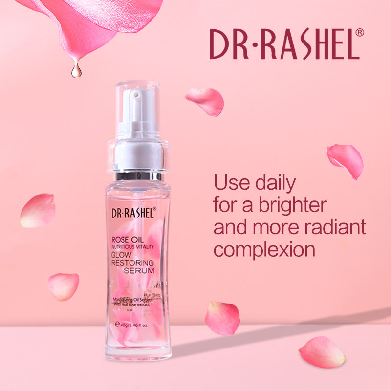 Dr.Rashel Rose Oil Nutritious Vitality Glow Restoring Serum - 40g DR.RASHEL
