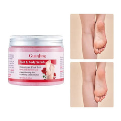 Guanjing Foot & Body Scrub Rose & Hyaluronic Acid - 200g GuanJing