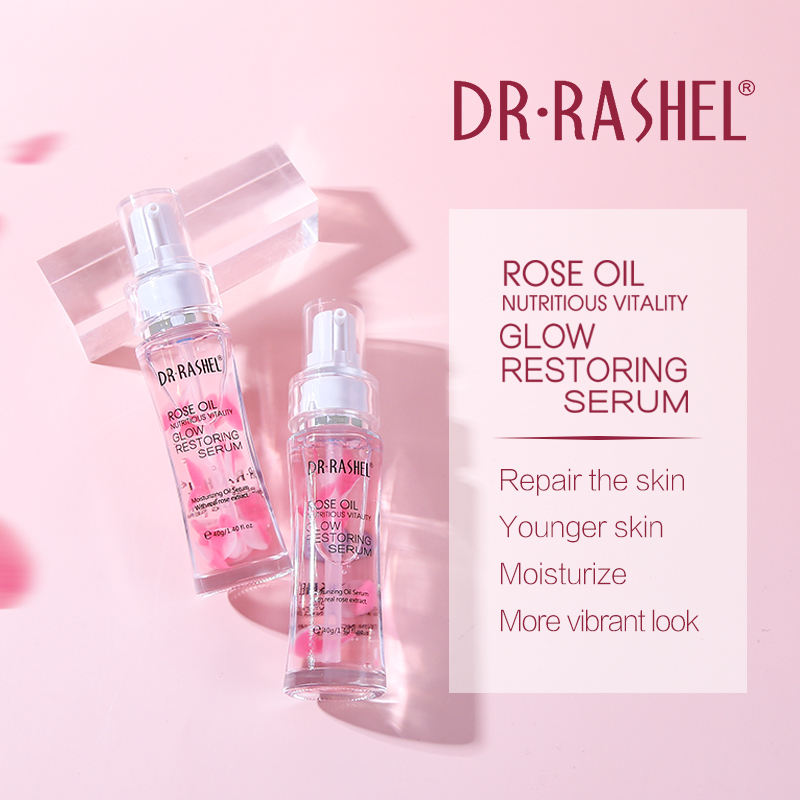 Dr.Rashel Rose Oil Nutritious Vitality Glow Restoring Serum - 40g DR.RASHEL