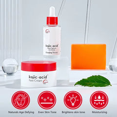 Guanjing Kojic.Acid Skin Care Series 3 Pcs Set GuanJing