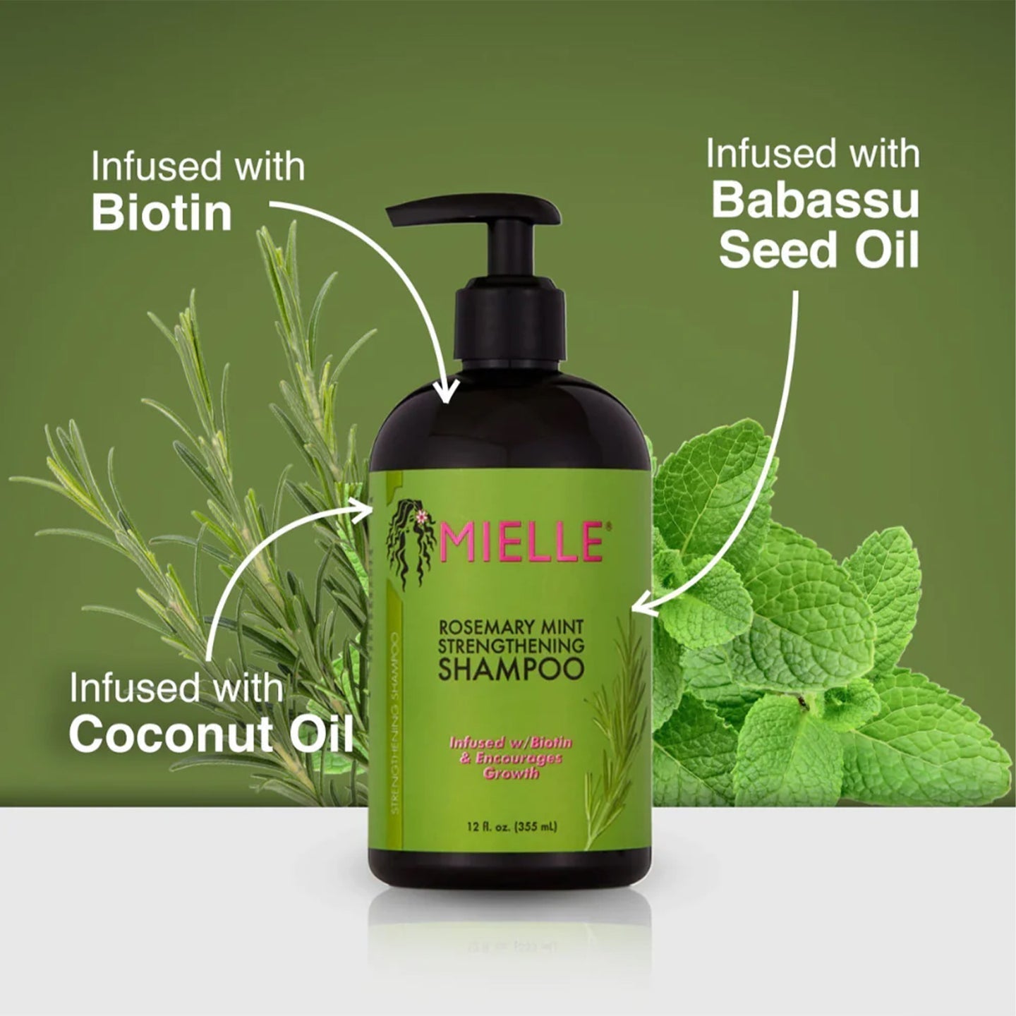 Mielle Organics Rosemary Mint Strengthening 4 in 1 Bundle set MIELLE