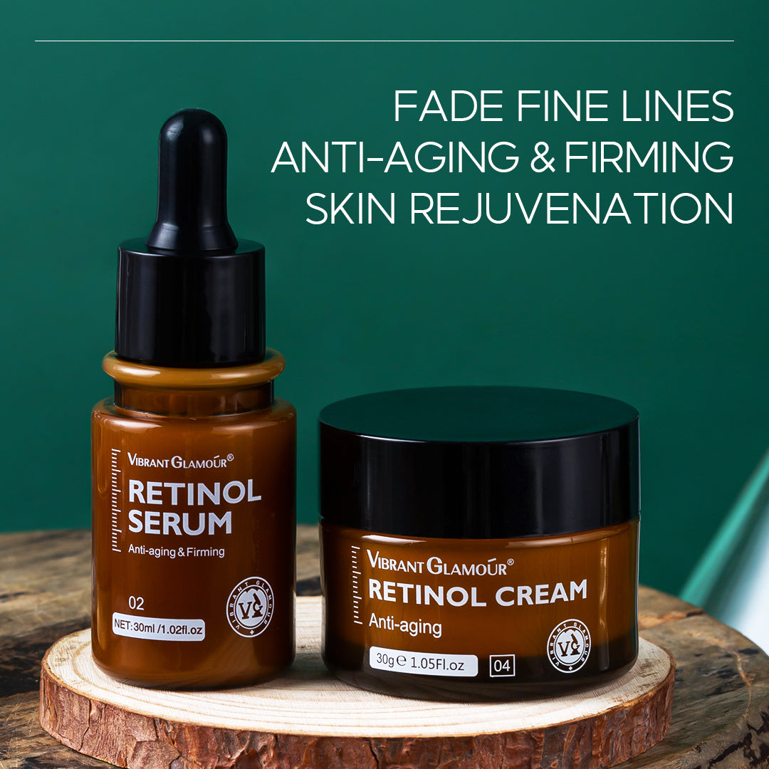Vibrant Glamour 2 in 1 Retinol Anti-Aging Combo Glo Arabia