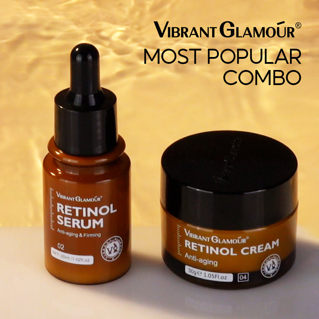 Vibrant Glamour 2 in 1 Retinol Anti-Aging Combo Glo Arabia