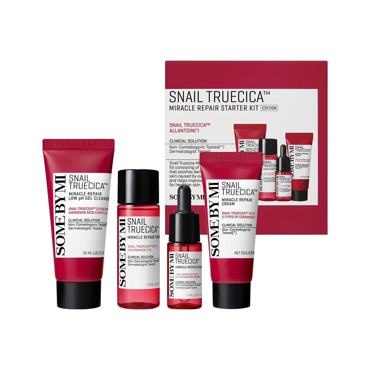 Some By Mi Snail Truecica Miracle Repair Starter Kit Some By Mi