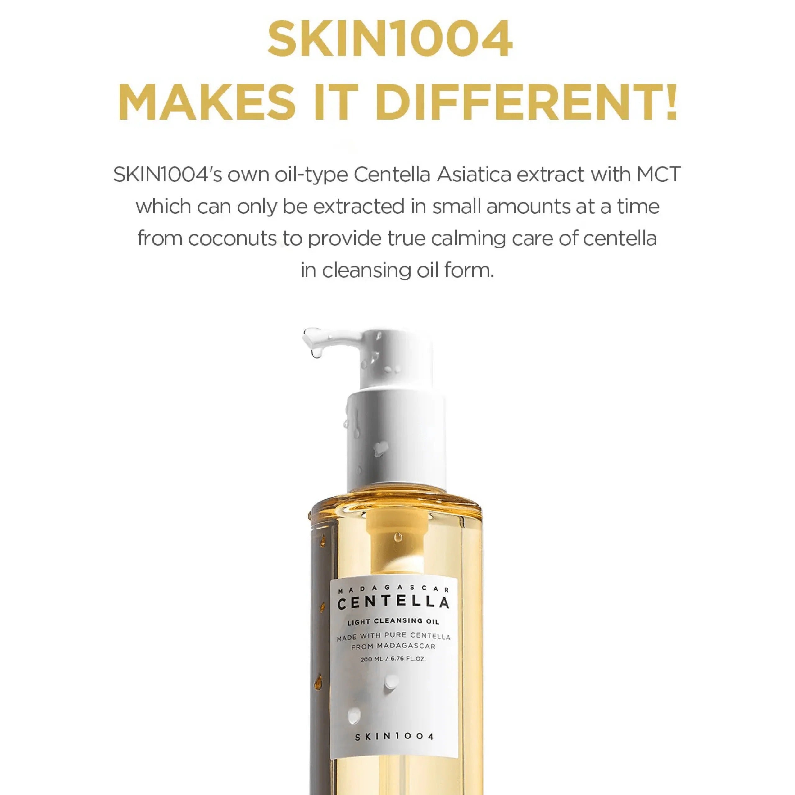 SKIN1004 Madagascar Centella Light Cleansing Oil - 200ml SKIN1004