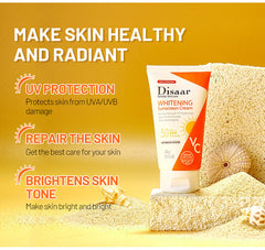 Disaar Vitamin C Whitening Whitening Sunscreen Cream - 80g Disaar