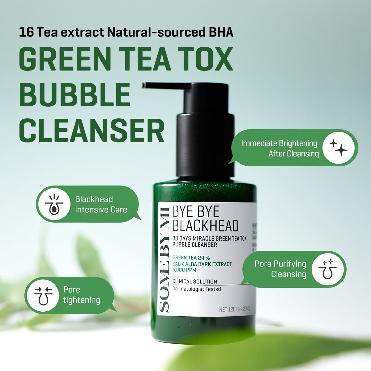 Some By Mi Bye Bye Blackhead Bubble Cleanser - 120g SOME BY MI
