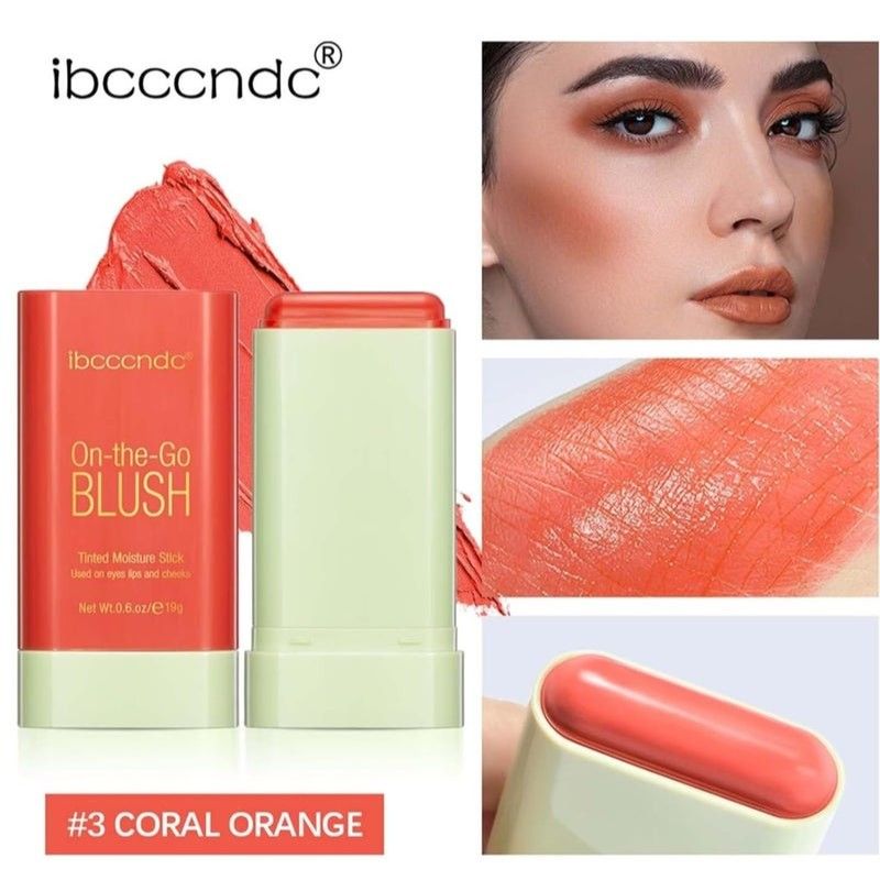 IBCCCNDC On-the-Go Blush Stick - #3 Coral Orange Glo Arabia