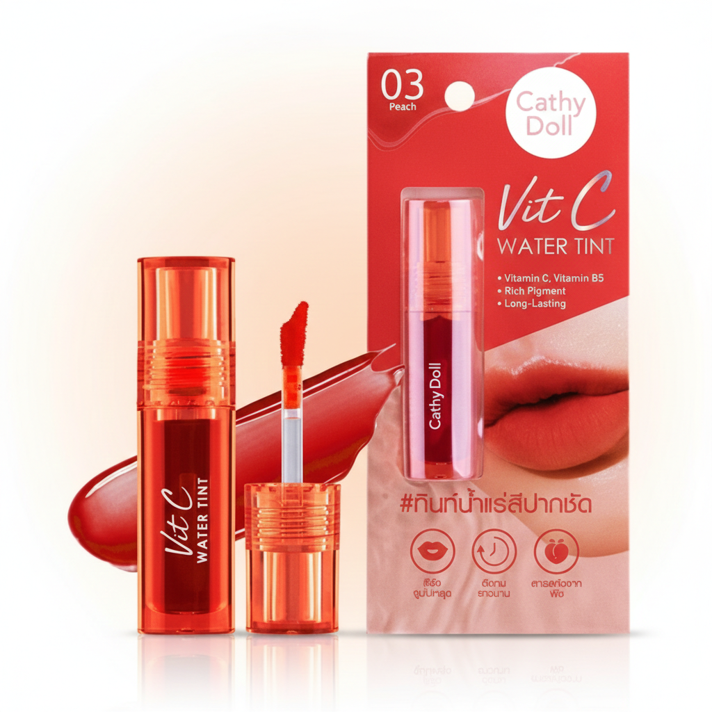 Cathy Doll Vit C Water Tint 03 Peach Cathy