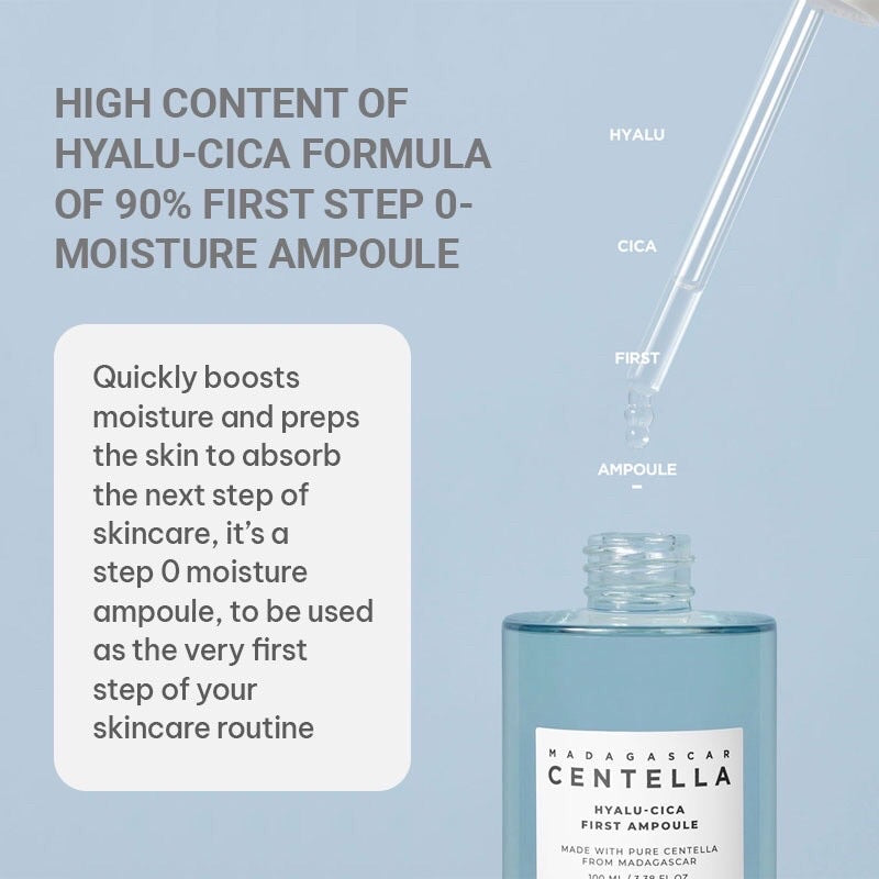 SKIN1004 Hyalu-CICA First Ampoule 100ml, Soothing Hydration Dry Skin SKIN1004