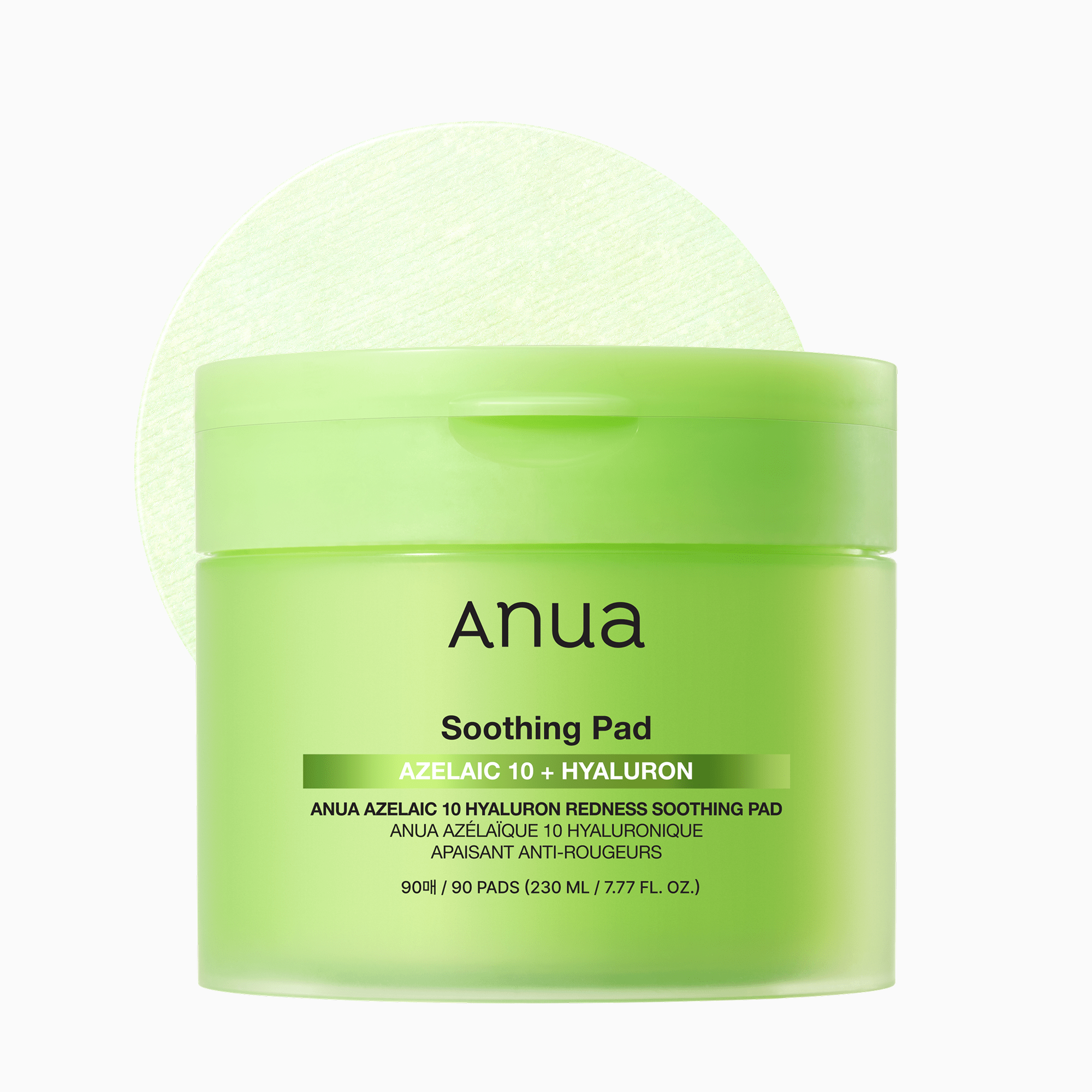 Anua Azelaic Acid 10 Hyaluron Redness Soothing Pad – 230ml (90 ea) Anua
