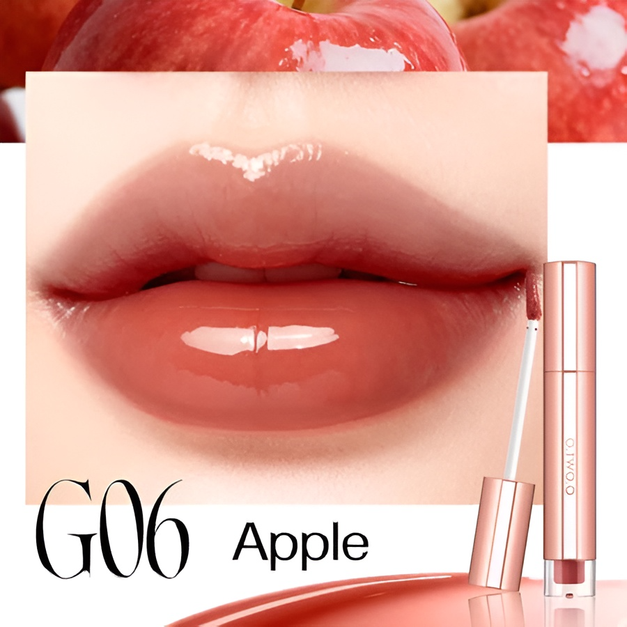 O.Two.O Watery Lasting Glossy Lip Tint G06 Apple O.TWO.O