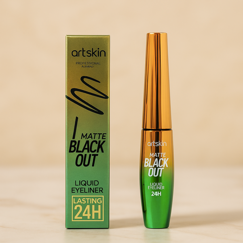 Artskin Matte Black Out Liquid Eyeliner _ Black Formula Glo Arabia