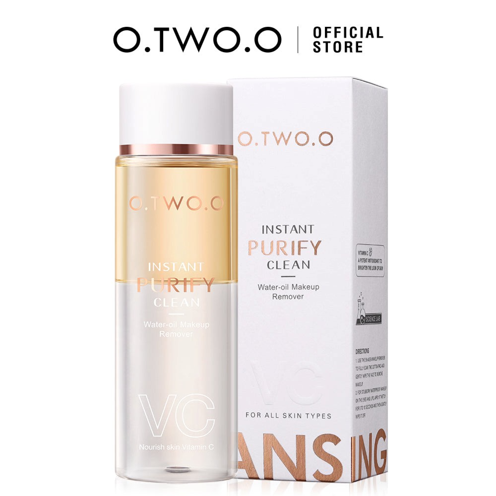 O.TWO.O Water Oil Makeup Remover - 100ml O.TWO.O
