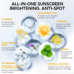 Vibrant Glamour Vitamin C Sunscreen Serum 30gm Vibrant Glamour