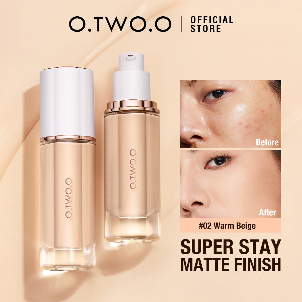 O.TWO.O Matt Finish Medium Coverage Liquid Foundation - 30ml O.TWO.O