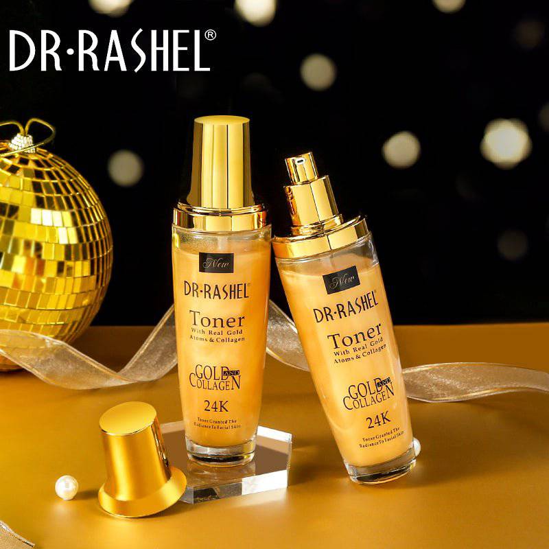 Dr.Rashel Toner With Real Gold Atoms & Collagen Gold And Collagen - 120ml DR.RASHEL