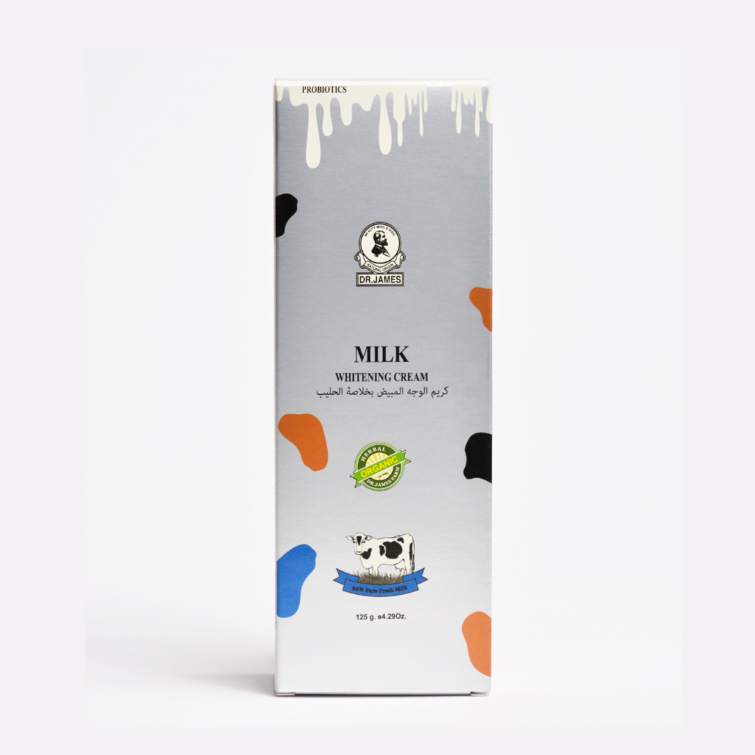 Dr.James Milk Whitening Cream - 125g Glo Arabia