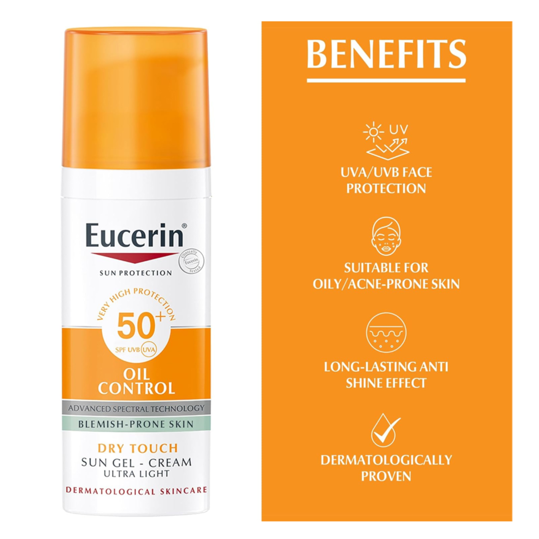 Eucerin 50+ Oil Control Sun Gel - Cream [50ml] EUCERIN