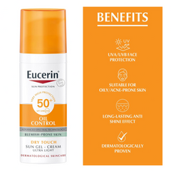 Eucerin 50+ Oil Control Sun Gel - Cream [50ml] EUCERIN
