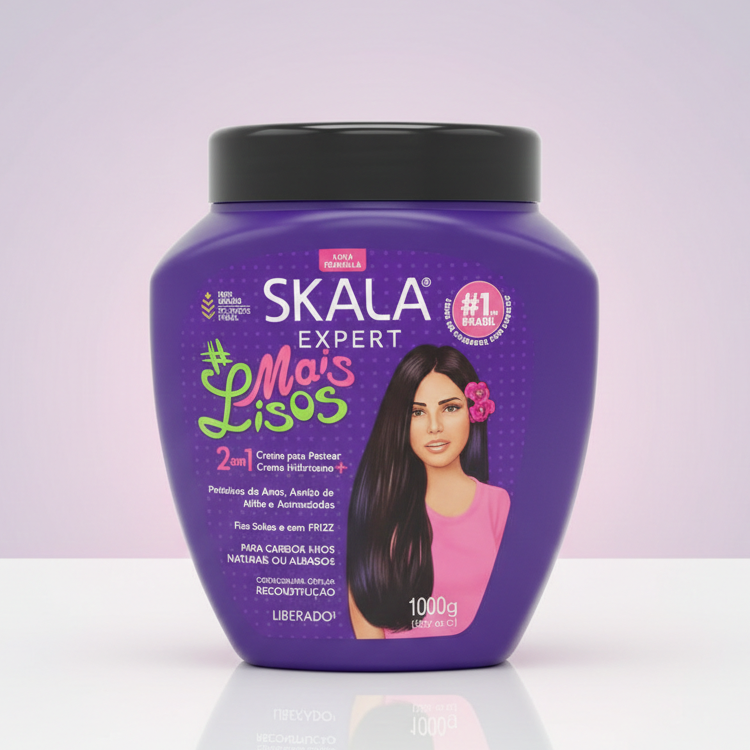 Skala Mais Lisos 2 In 1 Hair Cream 1000 g Glo Arabia