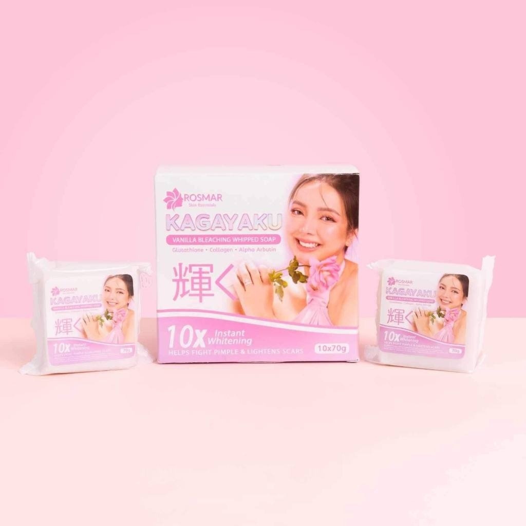 Rosmar Kagayaku Vanilla Bleaching Whipped Soap 70GM Rosmar