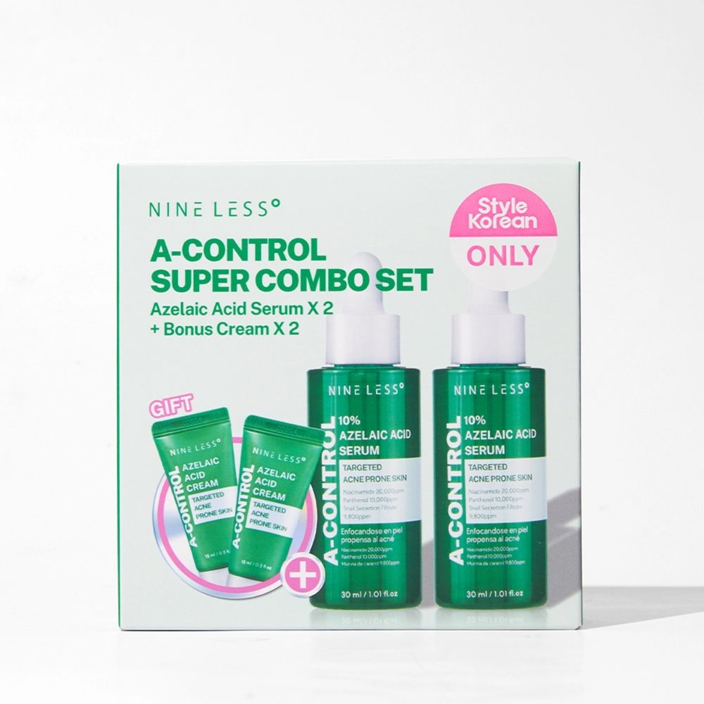 NINE LESS Azelaic Acid Serum Duo Set (EP) Glo Arabia