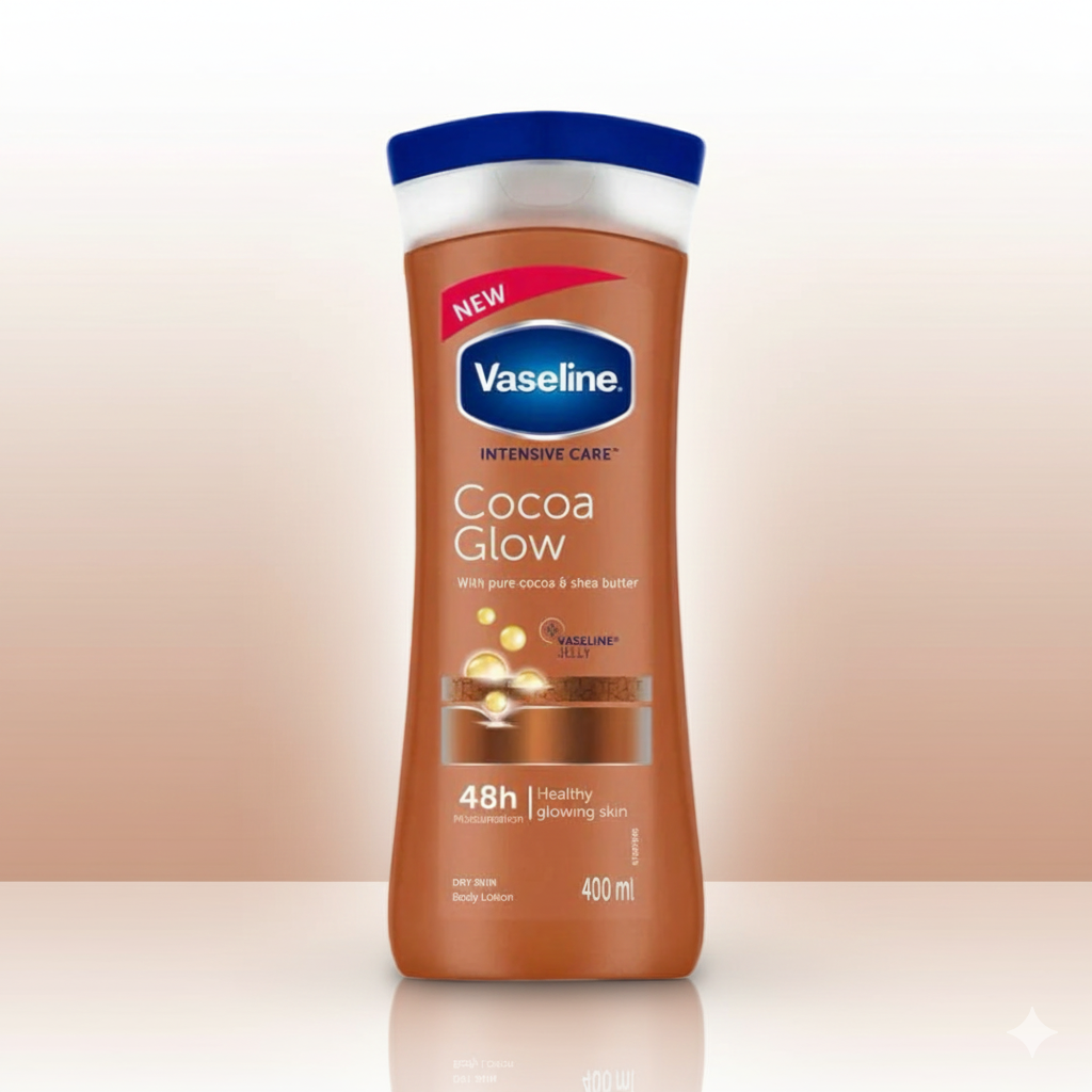 Vaseline Cocoa Glow Body Lotion - 400ml Glo Arabia