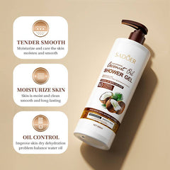 Sadoer Coconut Oil Shower Gel 500ml Sadoer