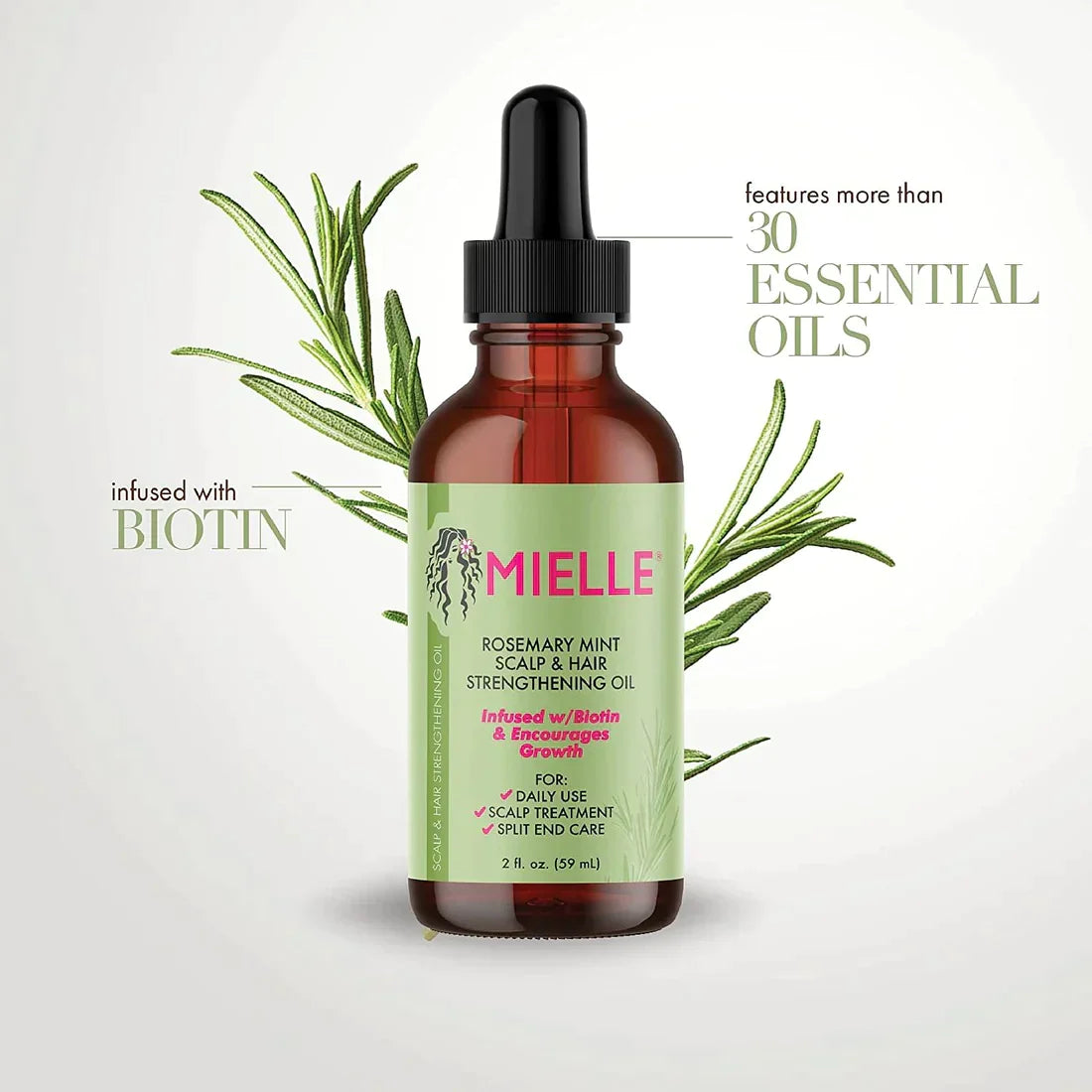 Mielle Organics Rosemary Mint Strengthening 4 in 1 Bundle set MIELLE