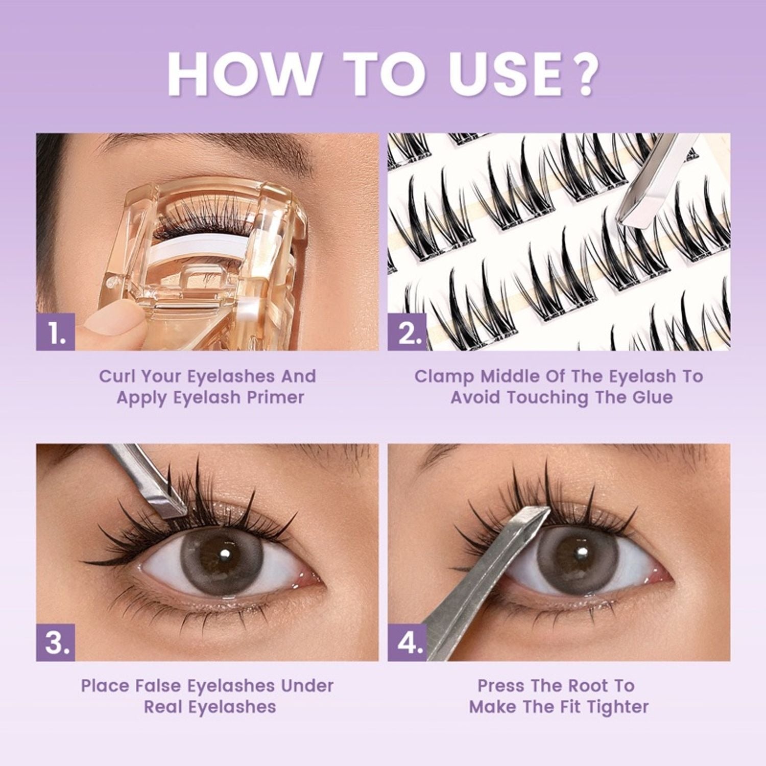 Focallure False Eyelash Natural Look Lightweight Reusable Soft Lashes Easy Application Comfortable Wear Glo Arabia