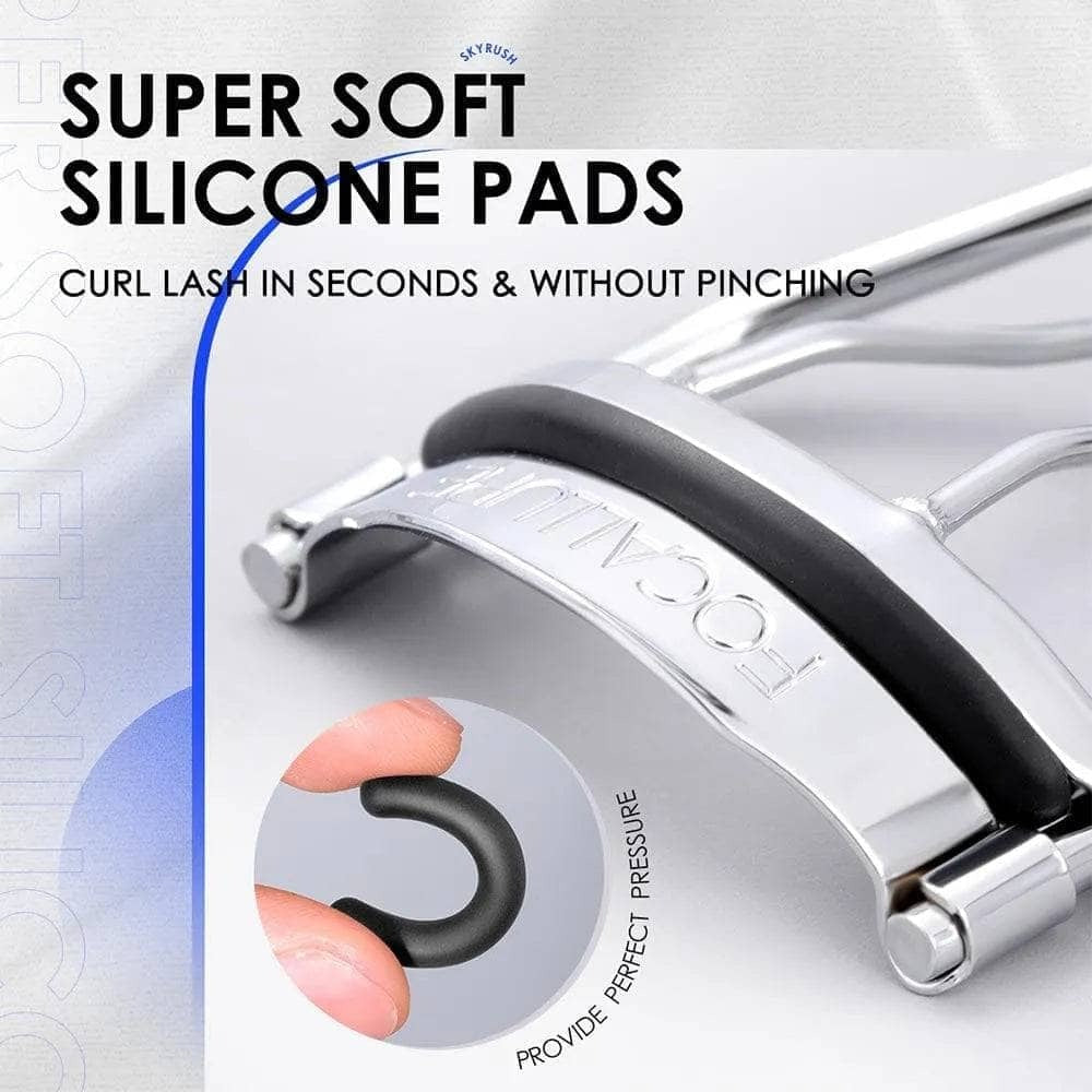 Focallure Eyelash Curler Precision Lash Lifter with Silicone Pad Comfortable Grip for Natural Curl Focallure