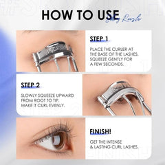 Focallure Eyelash Curler Precision Lash Lifter with Silicone Pad Comfortable Grip for Natural Curl Focallure