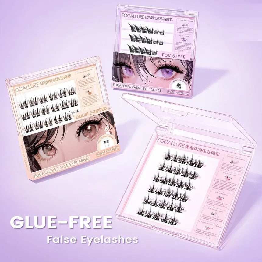 Focallure False Eyelash Natural Look Lightweight Reusable Soft Lashes Easy Application Comfortable Wear Glo Arabia
