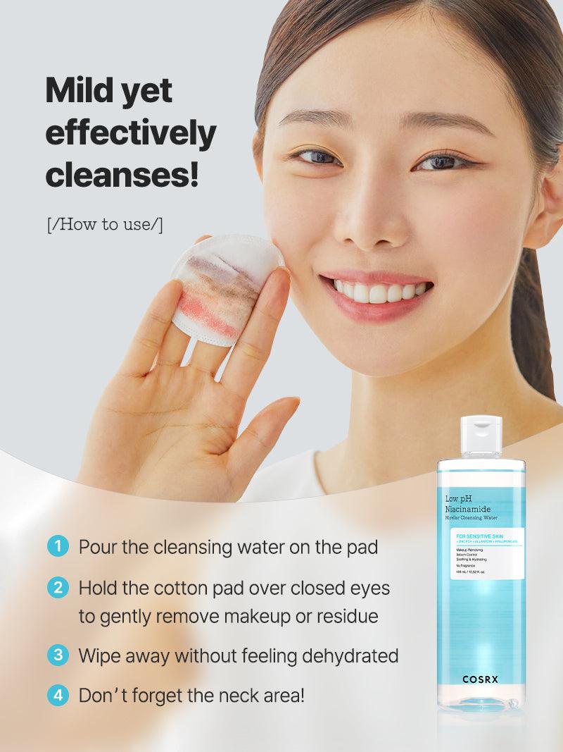 Cosrx Low pH Niacinamide Micellar Cleansing Water - 400ml COSRX