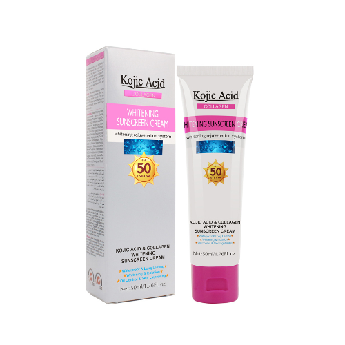 GuanJing Kojic Acid Collagen Whitening Sunscreen Cream - 50ml Glo Arabia