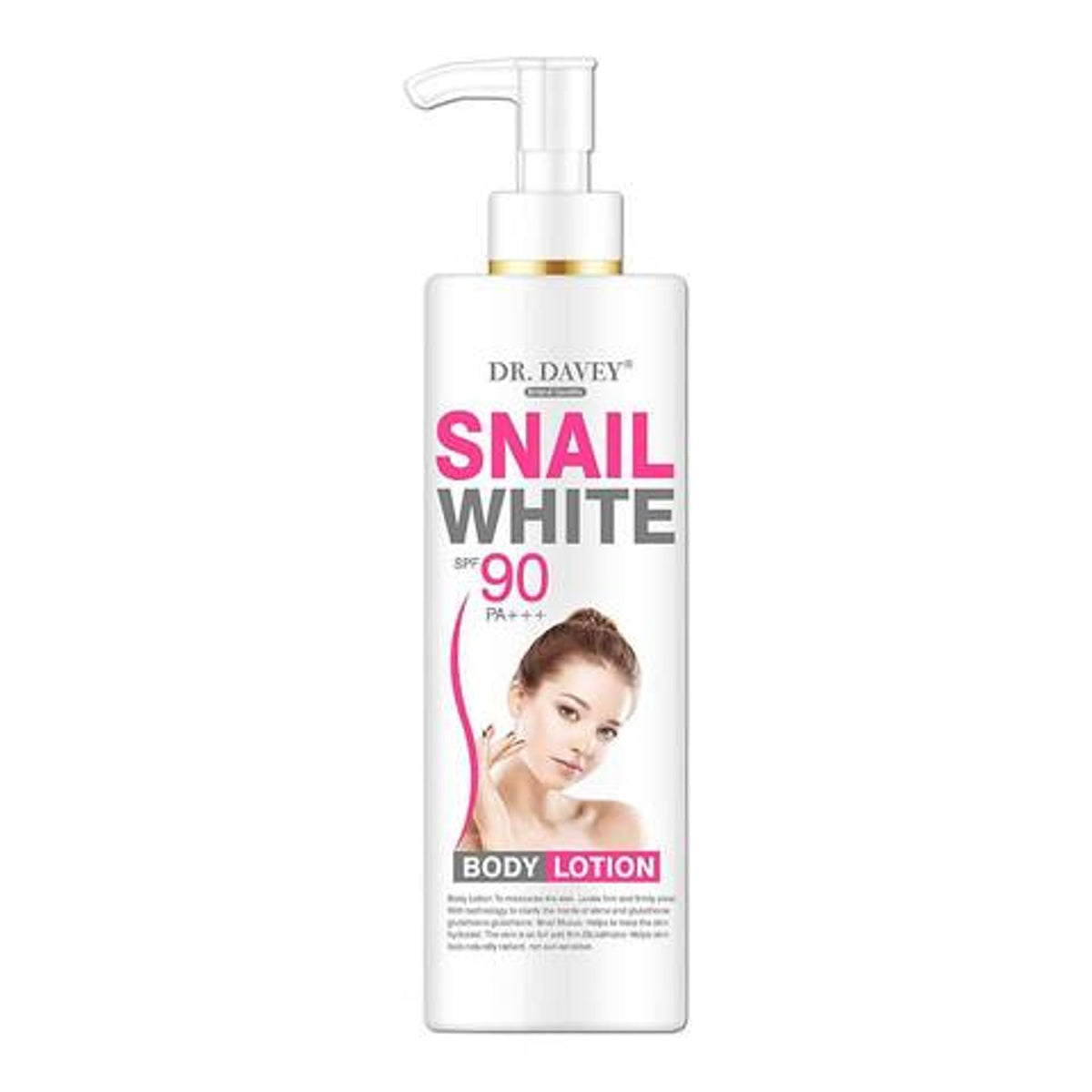 Dr.Davey Snail White Spf 90 Body Lotion - 500ml DR.DAVEY