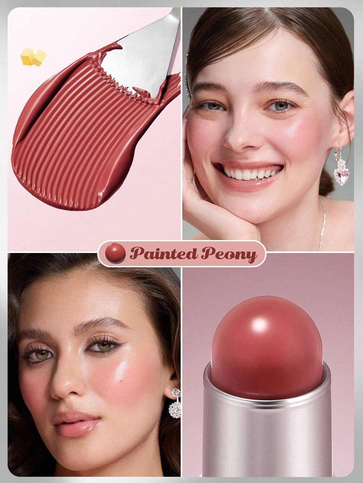 SHEGLAM Buttery Bliss Blush Stick Pointed Peony SHEGLAM