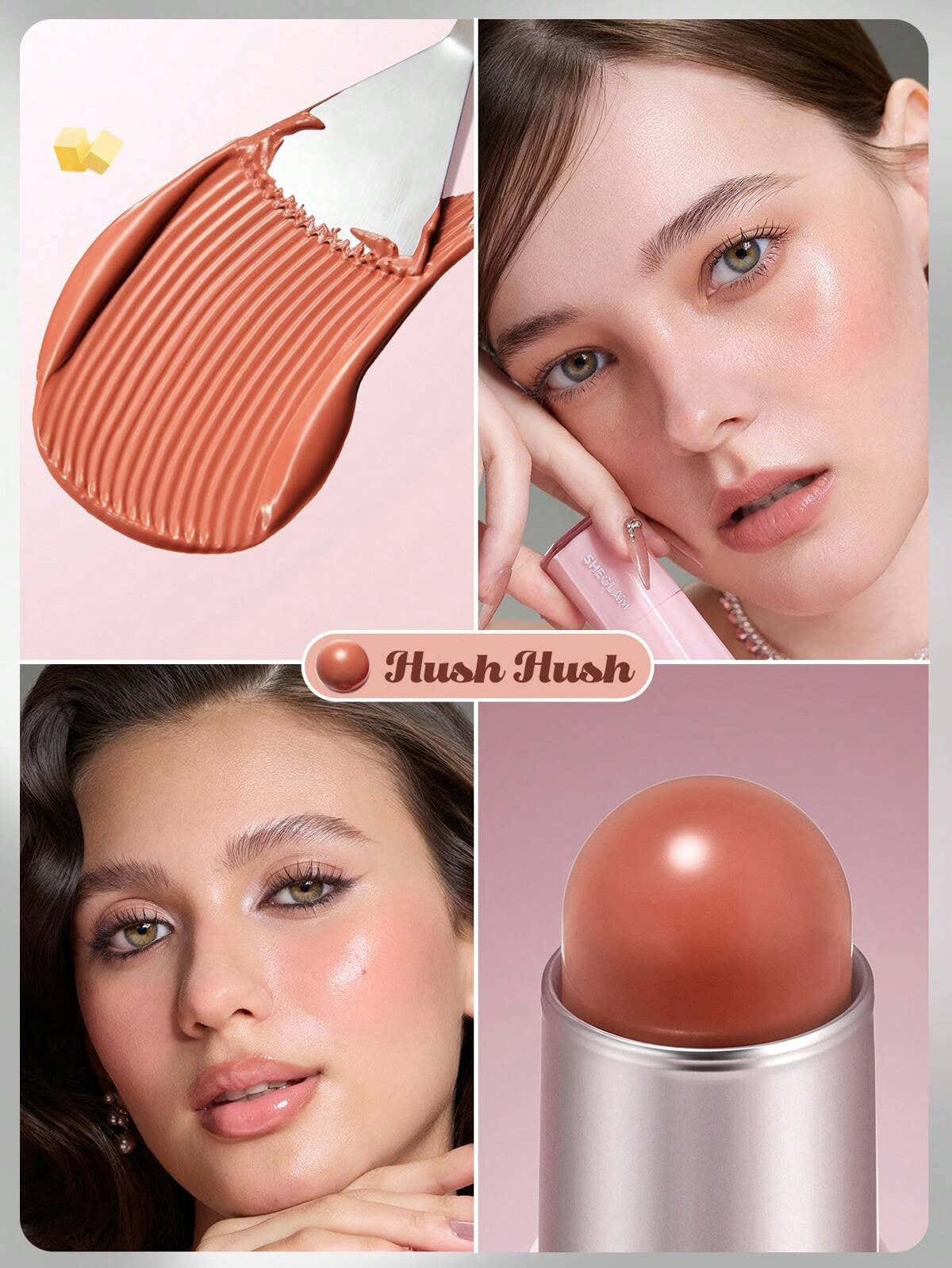 SHEGLAM Buttery Bliss Blush Stick Hush Hush SHEGLAM
