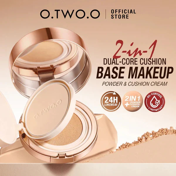 O.two.o 2in1 BB Cushion & Face Powder - 5.5g + 10g O.TWO.O