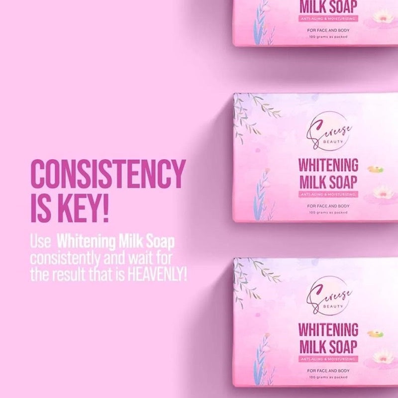 Sereese Beauty Whitening Milk Soap - 100g Sereese