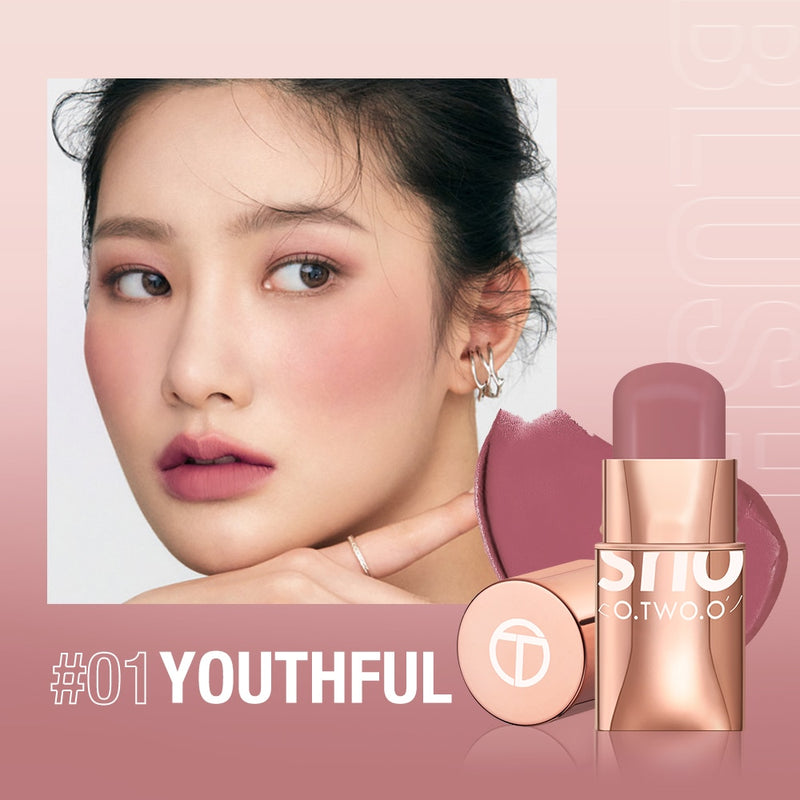 O.TWO.O Glow Color Bounce Blush Stick - 7g 01(YOUTHFUL) O.TWO.O
